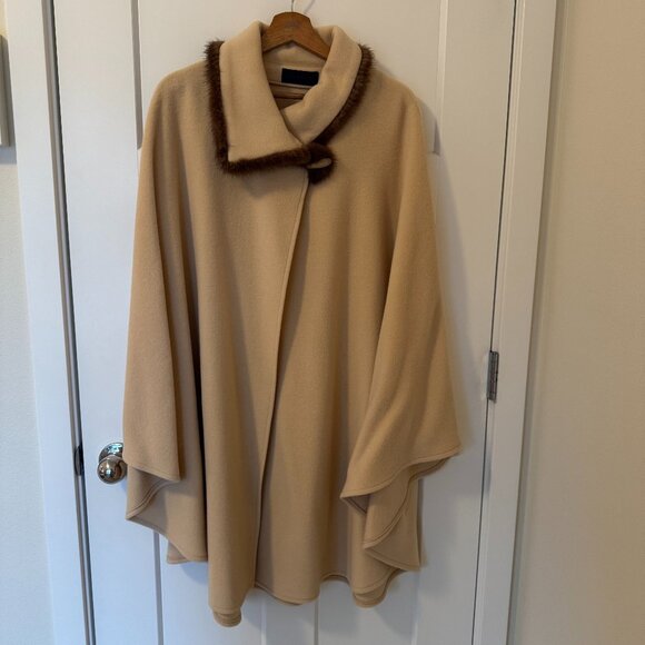 Hourihan Lambswool and Cashmere Cape